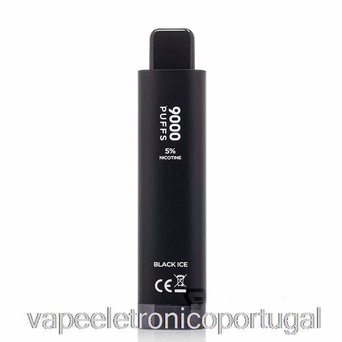 Vape Eletrônico Hqd Cuvie Plus 2.0 9000 Descartável Black Ice